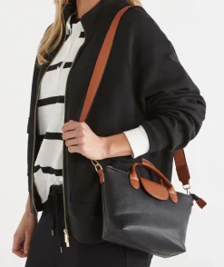 Sussan Bags>Two-Tone Faux Leather Tote Bag -