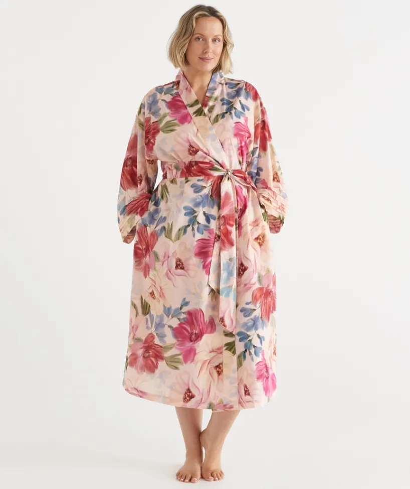 Sussan Dressing Gowns>Vintage Floral Robe -