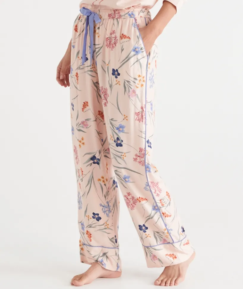 Sussan Pyjama Bottoms>Winter Bloom Floral Pyjama Pant - Pink