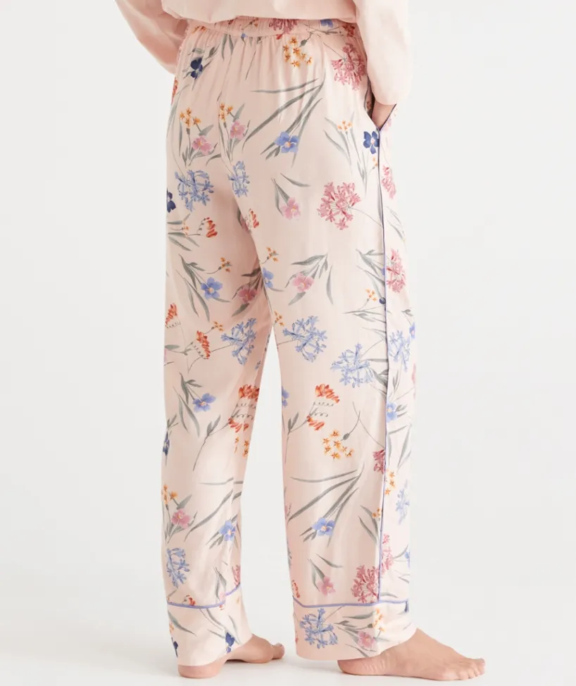 Sussan Pyjama Bottoms>Winter Bloom Floral Pyjama Pant - Pink
