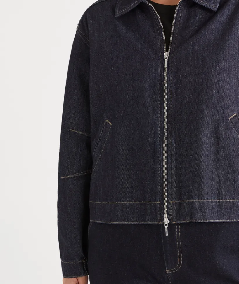 Sussan Denim|Jackets & Coats>Zip Through Denim Jacket